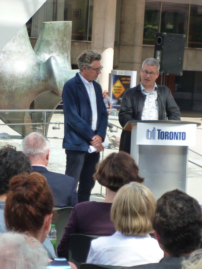 Andrew Frontini of Perkins+Will and Chris Pommer of Plant Architect at Award Ceremony
