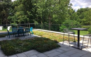 RoofStone pavers on Hope College green roof patio