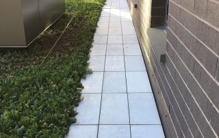 RoofStone paver walkway at Marquette University green roof